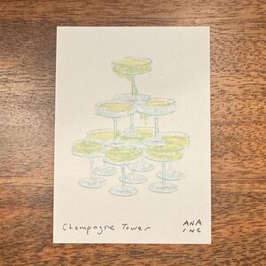 Inciardi Mini Print Champagne Tower